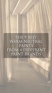 Here are the 9 best warm neutrals from 4 different paint brands. You're going to want to save this one. #interiordesigninspiration #interiordesignideas #paintcolors #paintcolorideas #neutralaesthetic #neutralpalette #benjaminmoore #sherwinwilliamspaintcolors #lainteriordesigner #interiordesigner | Kreiss
