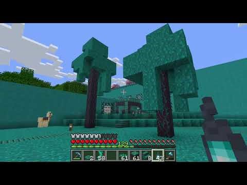 Minecraft How To Plant Warped Sprouts Chop and Replant Warped Trees Efficiently