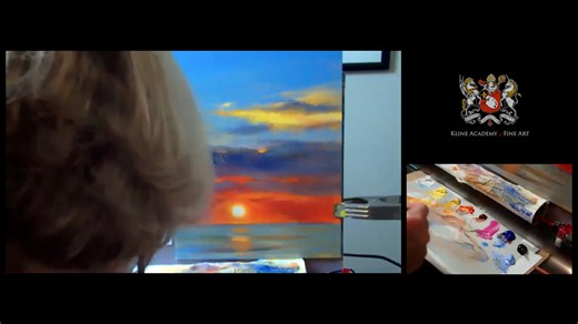 Paint-A-Long - Interpret a Photograph of a Cozumel Sunset⁠