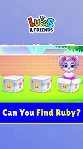 21K views · 101 reactions | Three boxes. One Ruby. Let’s play hide and seek!   Join Lucas and friends │ 笠 Discover fun toys │  Explore t-shirts │  Learn with books │  Enjoy playful GIFs │  Link in bio #findruby #playtimefun #kidsentertainment #learningthroughplay #funnyvideo #funreels #preschool #kindergarten #reelsfun #lucasandfriends | Lucas & Friends By RV AppStudios | Facebook