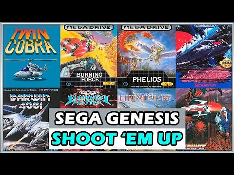 THE 50 BEST SHOOT EM UP GAMES ON SEGA GENESIS || MEGA DRIVE GAMES