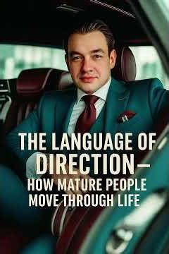 The Language of Direction — How Mature People Move Through Life