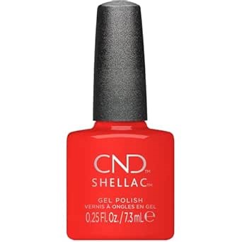 CND Shellac Gel Nail Polish, Long-lasting Nail Paint Color with Curve-hugging Brush, 244 Mambo beat, 0.25 fl oz