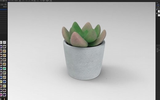 keyshot 渲染器：创建透明的阴影层