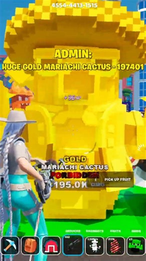 NEW HUGE GOLD MARIACHI CACTUS IN FRUIT VS BRAINROT👺#brainrot #fortnite #fruitsvsbrainrots