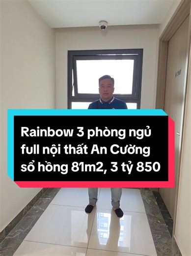 Căn hộ Vinhomes Grand Park quận 9 căn hộ Rainbow , 81m2, 3 phòng ngủ, 2wc, sổ hồng, 3 tỷ 850 hỗ trợ vay ngân hàng Ngoài còn có loại 3 phòng ngủ giá 3 tỷ 600 và căn 81m2 giá 3 tỷ 700 full nội thất #vinhomesgrandpark