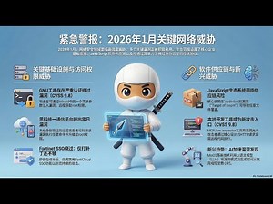 9.8 严重：基础设施崩溃已经开始（2026 年 1 月）#网络安全