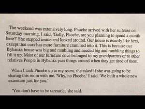 Walk Two Moons Chapter 26