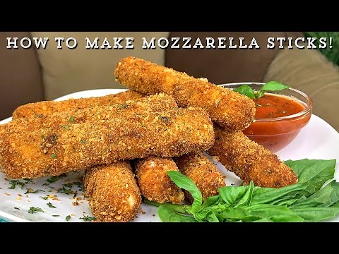 HOW TO MAKE MOZZARELLA STICKS EASY!