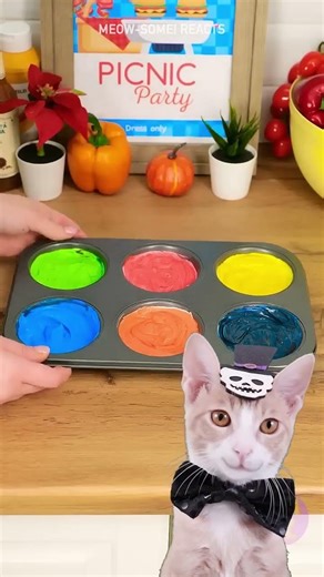 Purr-fectly Delicious: DIY Edible Paints! 🎨😻