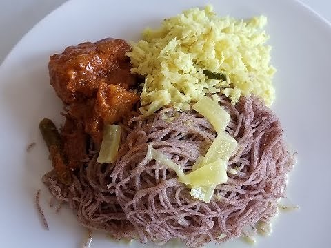 SRI LANKAN STRING HOPPER MEAL & RECIPE FOR NO-FAIL STRINGS!
