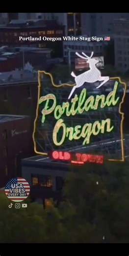 Exploring the Iconic White Stag Sign in Portland, Oregon