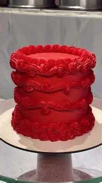 Vintage cake with glitter. #confectionery #cake #easyrecipe