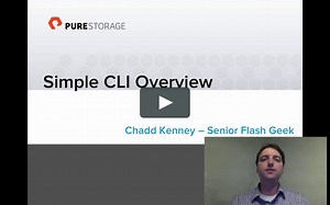 Super Simple Pure Storage CLI Demo