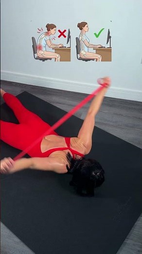 Band Posture Correction Workout 🔥 Strengthen Your Back & Stand Taller