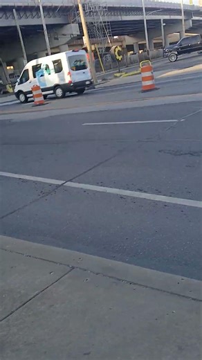 A Ford transit Ambulance bus