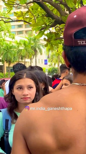 1.4M views · 10K reactions | Cute girl’s reaction on shirtless bodybuilder  #girlsreaction #publicreaction #shirtlessmen #bodybuilding #bodybuilder #explore #fitnessiconganeshthapa | Fitness Icon Ganesh Thapa | Facebook