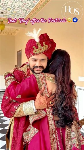 Wait for the “Hug”🥹 |Bride-Groom |First Look | Happy Faces | Forever Starts |