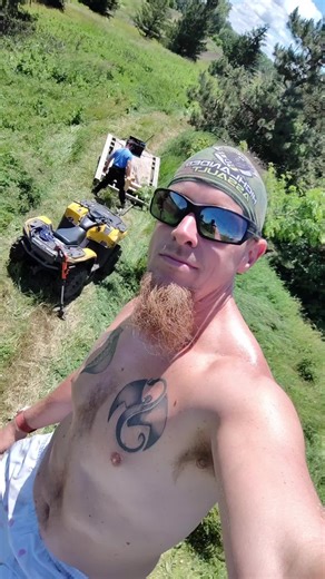 Highlander assault build day 3! Another day of work or early to start building! Got here and we started heading to obstacles and Started bracing and securing obstacles up!. Then headed off to build the plank! Will you walk it?!?! Then it was lunch the mmm burgers! Needed to make a few grips for a rig so started making those! Chad and I had to finish up the water obstacle tube taking a dip in the water and put out ropes. Checked up on the cement stakes but still wet from the rain. Headed into the