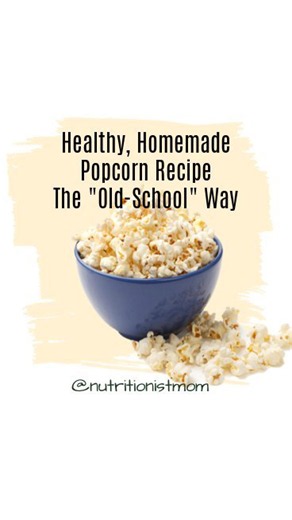 🍿Popcorn can have many healthy benefits if it's made the right way!