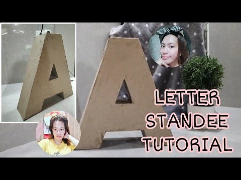 DIY LETTER STANDEE TUTORIAL
