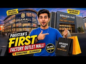 Pakistan’s First Factory Outlet Mall Amazon Mall + Giga Mall Full Tour 😱
