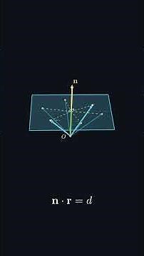 Why Is the Equation of a Plane ax + by + cz = d?
