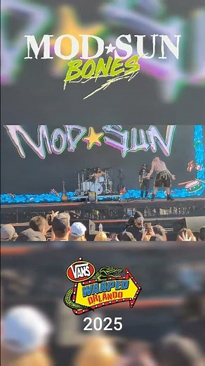Mod Sun - Warped Tour 2025 Orlando - Day 1 #concert #livemusic #rock #music