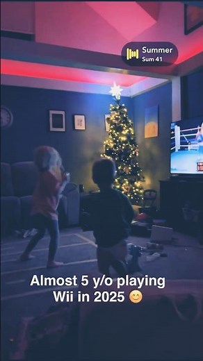 4 year old playing Wii Boxing! #parenting #stayathomedad #nintendo #wiisports