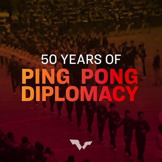 Celebrate 50 years of Ping Pong Diplomacy by revisiting how it came to be ✌️🏓 #PingPongDiplomacy #WorldTableTennisDay #PeaceOnTheTable #TableTennis | World Table Tennis
