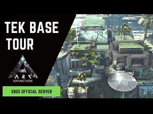Tour of our Extinction Tek Base! ARK Survival Evolved. Official Server.