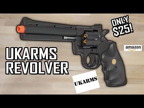 NEW $23 AIRSOFT REVOLVER | UKARMS G36B