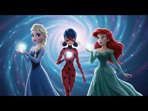 Ariel, Ladybug and Elsa in Underwater Acts of Kindness