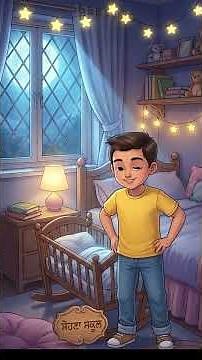 ਲੱਲਾ-ਲੱਲਾ ਲੋਰੀ | Best Punjabi Rhymes for LKG Class | Kids Cartoon #SohnaSchool, #Ai, #PrimarySchool