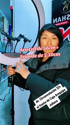 Aro Led de 56cm Trípode de 2.10 #sanmiguel #juliaca #aro #led #f