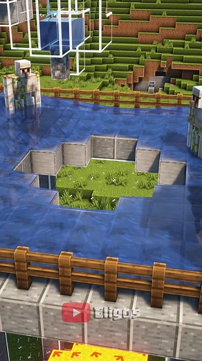 Minecraft Tutorial: 4x Iron Farm Building Guide