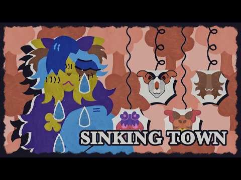sinking town / animation meme