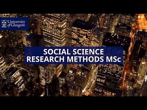 Social Science Research Methods MSc - University of Glasgow
