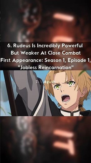 Ranked The Strongest Characters in Mushoku Tensei Universe | #anime #shorts #mushokutensei #newanime