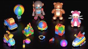 3D Printable Toy Figurines: STL Model Pack (digital Download, Blender Files Included - Etsy