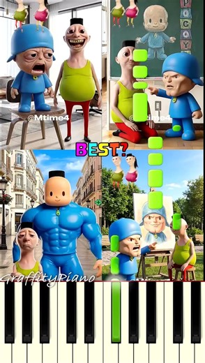 Hamood Habibi Took Pocoyo’s Gold Teeth Without Asking! Piano Tutorial Habibi Meme