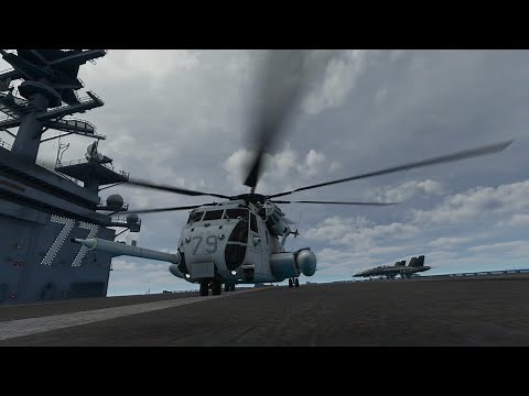 Microsoft flight simulator CH-53 Helicopter