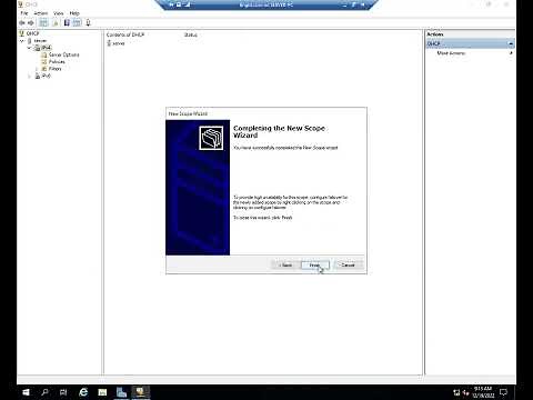 DHCP configuration On Hyper V