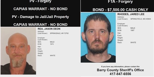Catch-a-Crook: Barry County Sheriff’s Office seeks two men on forgery charges
