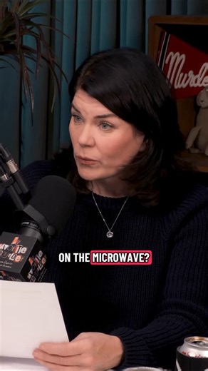 My Favorite Murder on Instagram: "Pick A Side! Is clearing the extra time off the microwave mandatory or a gift to the next person? Karen and Georgia battle it out on the newest edition of your favorite low-stakes debate. Join the Fan Cult to watch the full video, link in bio. Have an argument you want Karen & Georgia to settle? Send your Pick A Side scenario to myfavoritemurder@gmail.com or hit us up via DM. Reminder: our advice isn’t legally binding OR reasonable. #myfavoritemurder #mfm #picka