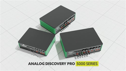 Digilent Analog Discovery Pro 5000 系列：一体化混合信号示波器、函数发生器、电源和 DMM