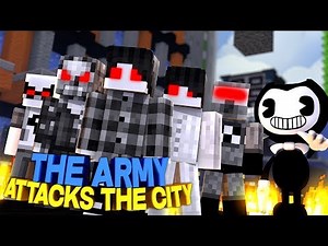 BENDY AND THE INK MACHINE ARMY HAVE A BIG SECRET??? | Minecraft