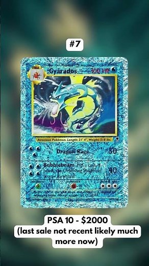 Top 10 Most Expensive Graded Gyarados Cards