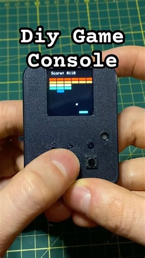 How I build tiny Game Console #dsnindustries #esp32 #st7789