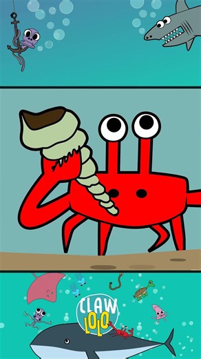 Shark Plays Music? 🦈 Cartoon For Kids 🎶 Clawlolo Bouy #shorts #foryou #clawlolo